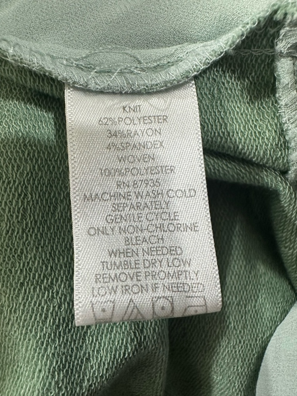 LOGO by Lori Goldstein Open Cardigan Sweater Swiss Dot Sz M - Picture 4 of 6
